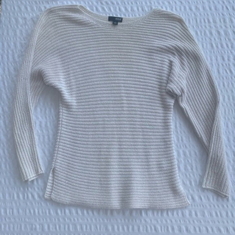 White and Gold a.n.a sweater, size small
